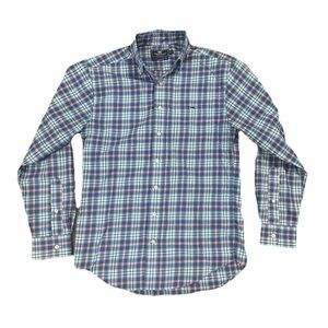 Vineyard Vines Men's Multicolor Plaid Check Button Down Shirt Size Small